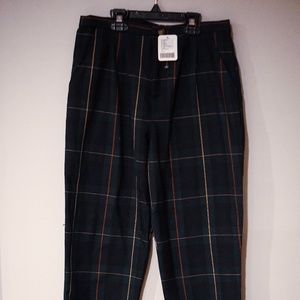 Plaid Pants NWT